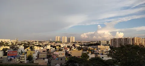 South Bengaluru viewed from ISKCON, Banashankari